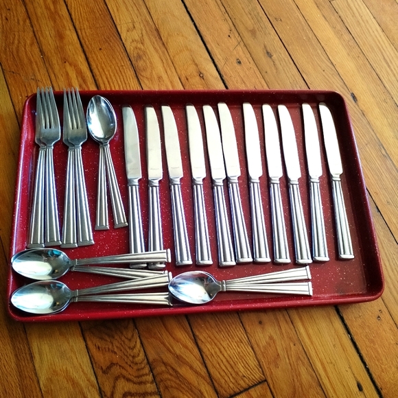 Lenox Stainless Steel 18/10 Flatware in EUC Heavy Duty